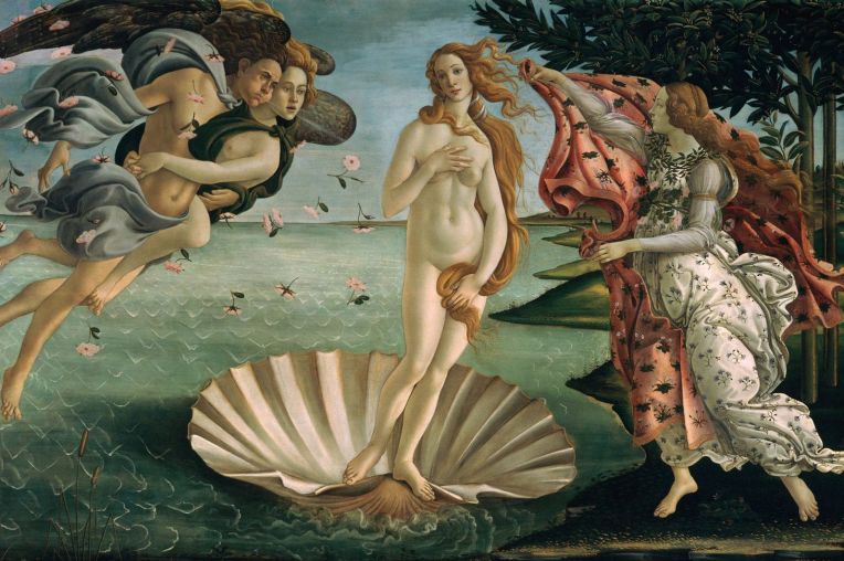 Naissance de Venus, Botticelli, 1484